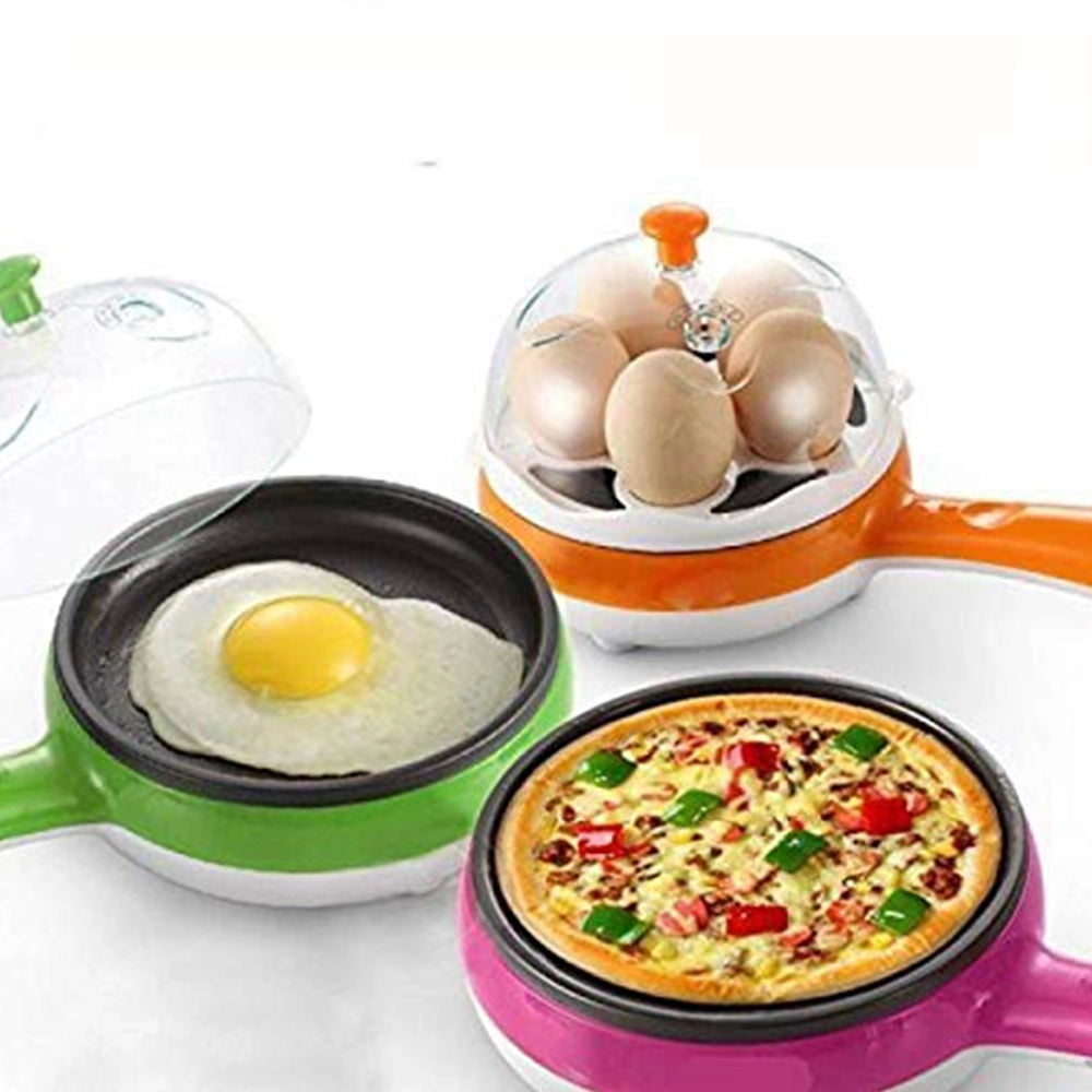 2 in 1 Electric Egg Boiling Steamer Egg Frying Pan-1
